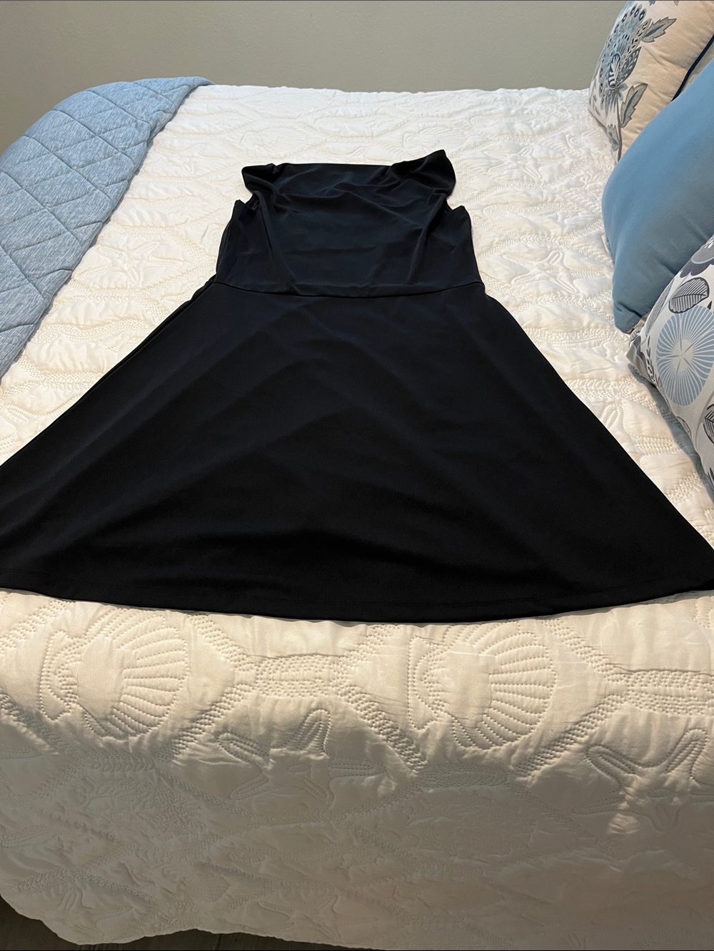 Elegant Black Fit-and-Flare Dress